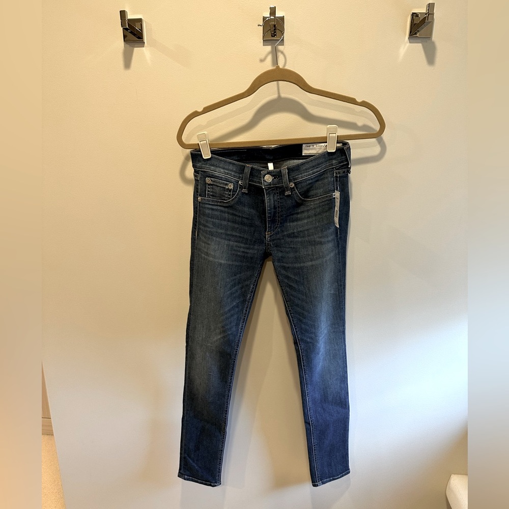 Rag and Bone cropped skinny jean